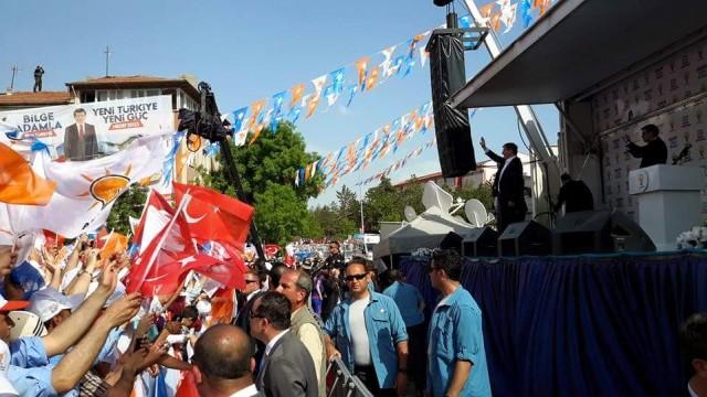 Başbakan Ahmet Davutoğlu Çorum'da