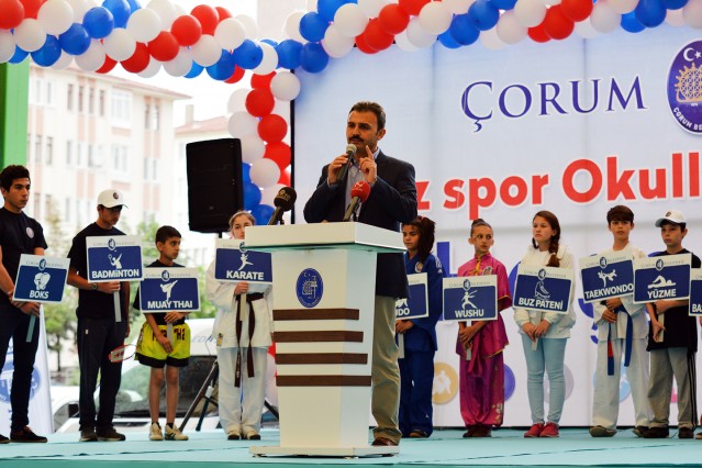 Belediyespor Yaz Spor Okulları törenle açıldı