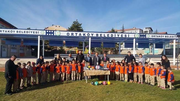 Ortaköy Belediyesi'nden spora destek