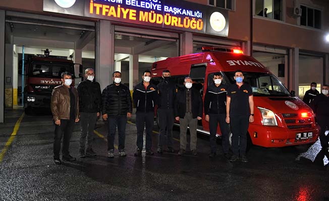 Çorum'dan İzmir'e destek