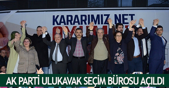 AK Parti Ulukavak seçim bürosu açıldı