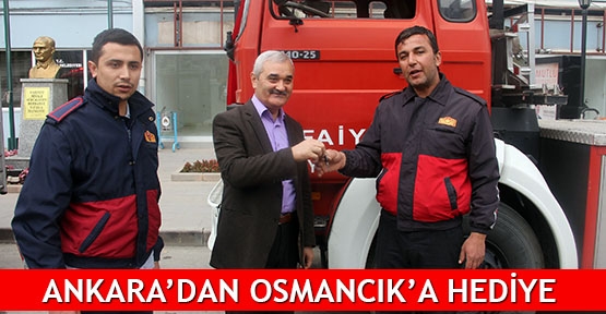  Ankara’dan Osmancık’a hediye