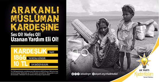 Arakan'a SMS kampanyası