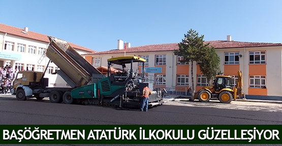  Başöğretmen Atatürk İlkokulu güzelleşiyor