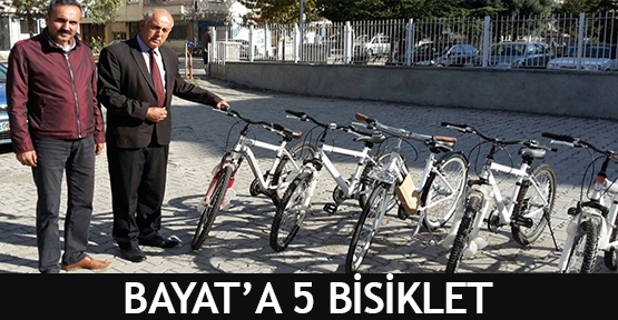 Bayat'a 5 bisiklet