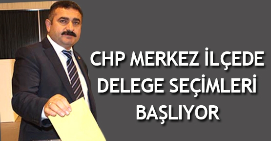 CHP'de delege seçimleri başlıyor