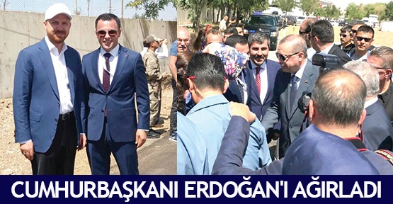 Cumhurbaşkanı Erdoğan'ı ağırladı