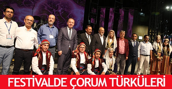 Festivalde Çorum Türküleri