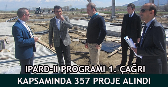 IPARD-2 programı 1. Çağrı kapsamında  357 proje alındı