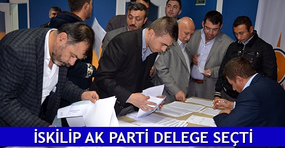  İskilip AK Parti delege seçti