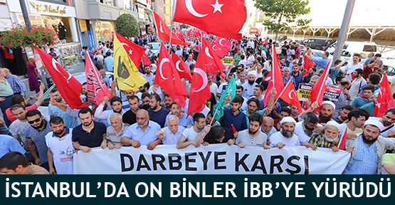 İstanbul’da On Binler İBB’ye Yürüdü