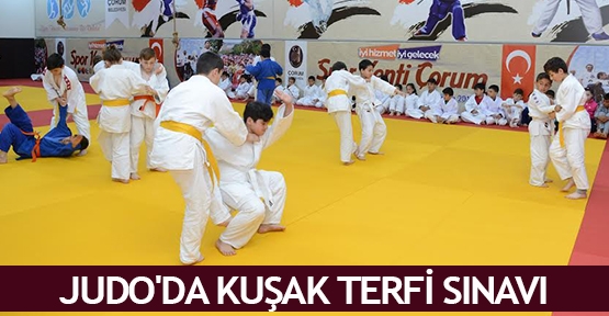 Judo'da kuşak terfi sınavı