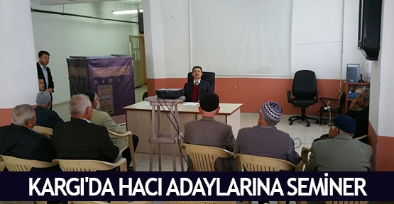  Kargı'da hacı adaylarına seminer