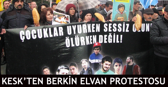 KESK'ten Berkin Elvan protestosu