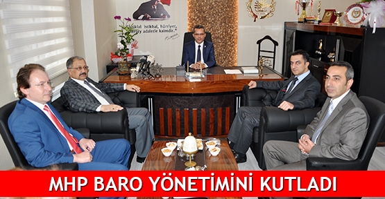  MHP Baro yönetimini kutladı
