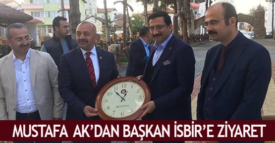 Mustafa Ak’dan Başkan İsbir’e ziyaret