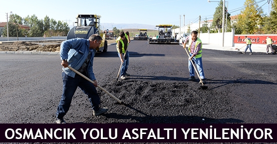  Osmancık yolu asfaltı yenileniyor