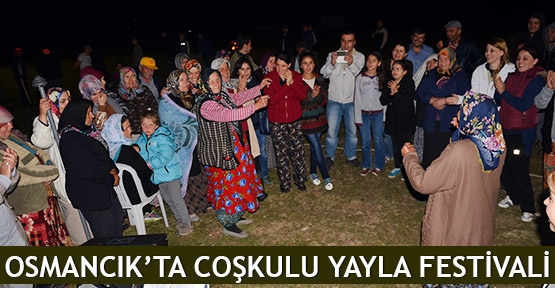  Osmancık’ta coşkulu yayla festivali