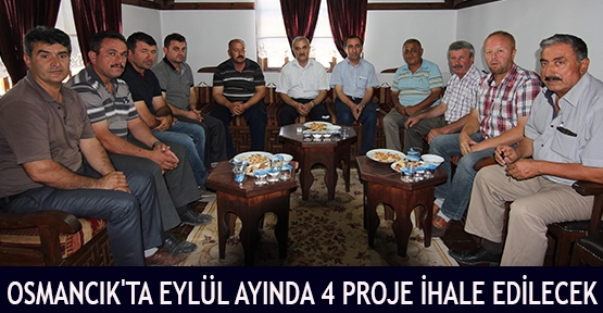 Osmancık'ta Eylül Ayında 4 Proje İhale Edilecek
