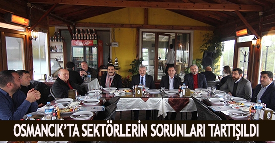Osmancık’ta sektörlerin sorunları tartışıldı