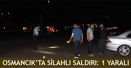 Osmancık'ta silahlı saldırı:1 yaralı