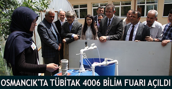 Osmancık'ta Tübitak 4006 Bilim Fuarı Açıldı