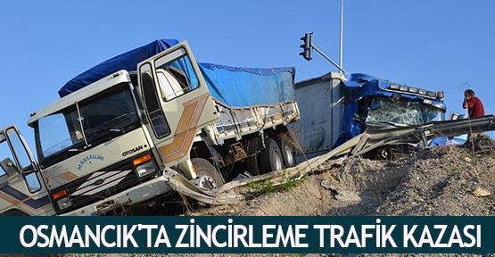  Osmancık'ta zincirleme trafik kazası