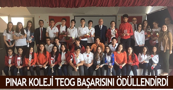  Pınar Koleji TEOG başarısını ödüllendirdi