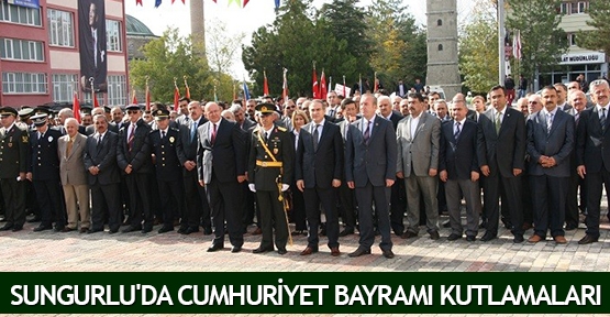  Sungurlu'da Cumhuriyet Bayramı kutlamaları