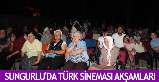 Sungurlu'da Türk sineması akşamları