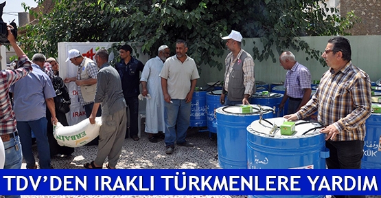  TDV’den Iraklı Türkmenlere yardım
