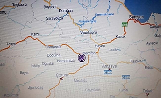 Merzifon'daki deprem Çorum'da hissedildi