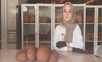 Bu da Osmancık'tan... Mor ekmek