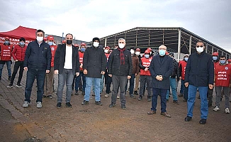 DİSK’li işçilere Türk-İş’ten destek