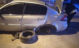 Melikgazi'de kaza, 5 araç zarar gördü