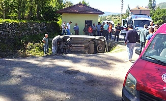 Laçin’de kaza, 5 yaralı