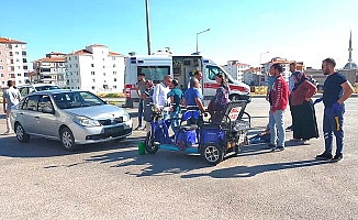Osmancık Caddesi’nde kaza, 2 yaralı