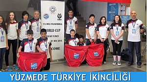 Yüzmede Türkiye ikinciliği
