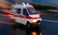 Ambulans Çorum'da kaza yaptı