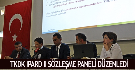 TKDK IPARD II sözleşme paneli düzenledi