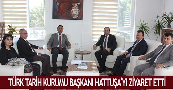  Türk Tarih Kurumu Başkanı Hattuşa'yı ziyaret etti