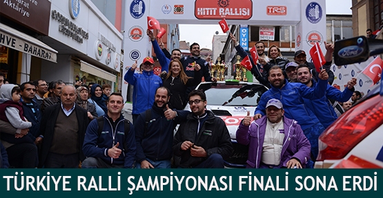 Türkiye Ralli Şampiyonası finali sona erdi 