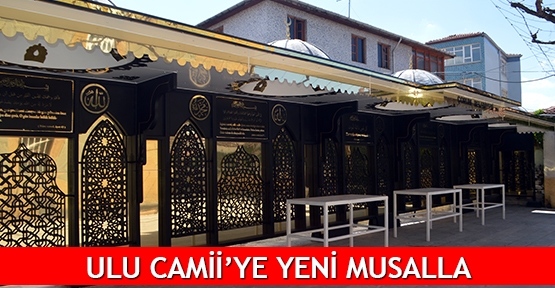  Ulu Camii’ye yeni musalla