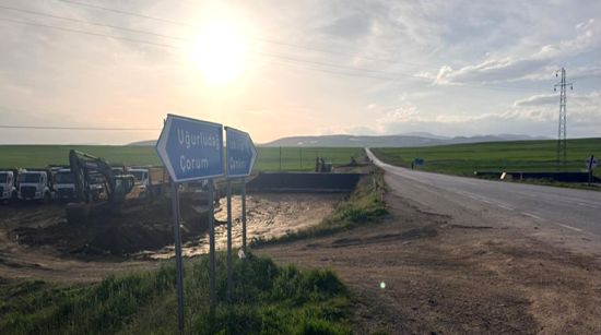 İskilip-Çorum yolu yeniden başladı