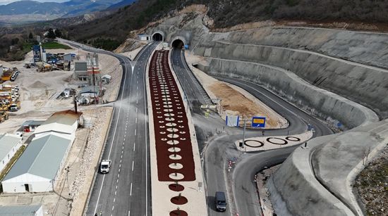 Kırkdilim Tünelleri hizmete açıldı
