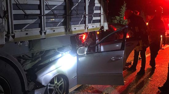 Köy muhtarı kazada ağır yaralandı