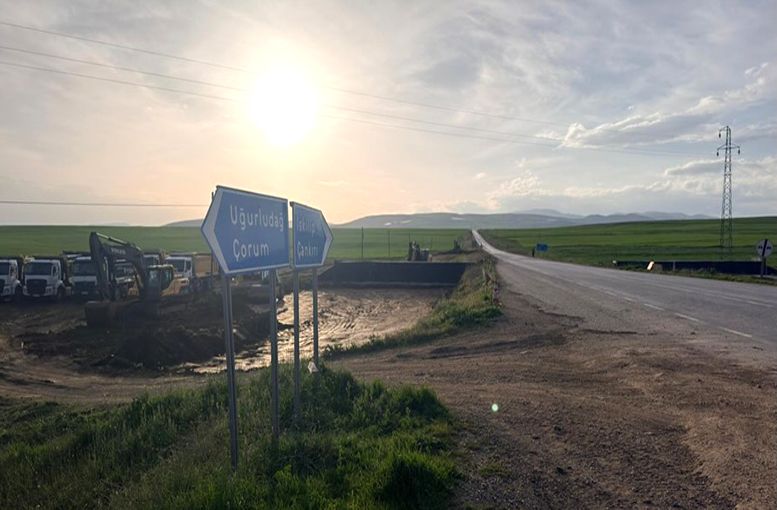 İskilip-Çorum yolu yeniden başladı