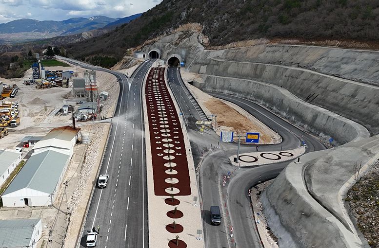 Kırkdilim Tünelleri hizmete açıldı