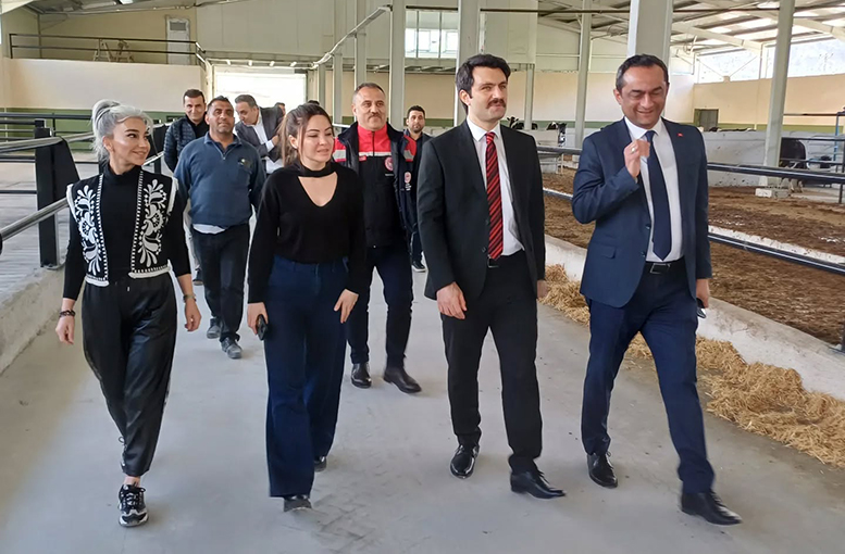 102 başlık süt üretim tesisi tamam