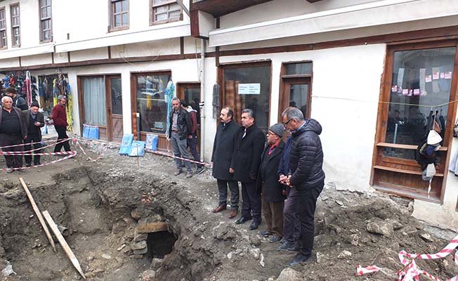 İskilip'te hamam ve yeraltı çarşısı bulundu